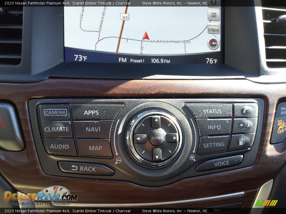 Controls of 2020 Nissan Pathfinder Platinum 4x4 Photo #28