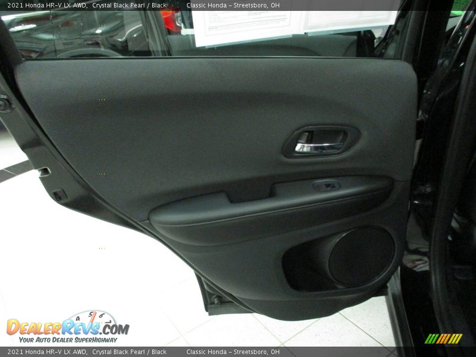 2021 Honda HR-V LX AWD Crystal Black Pearl / Black Photo #22