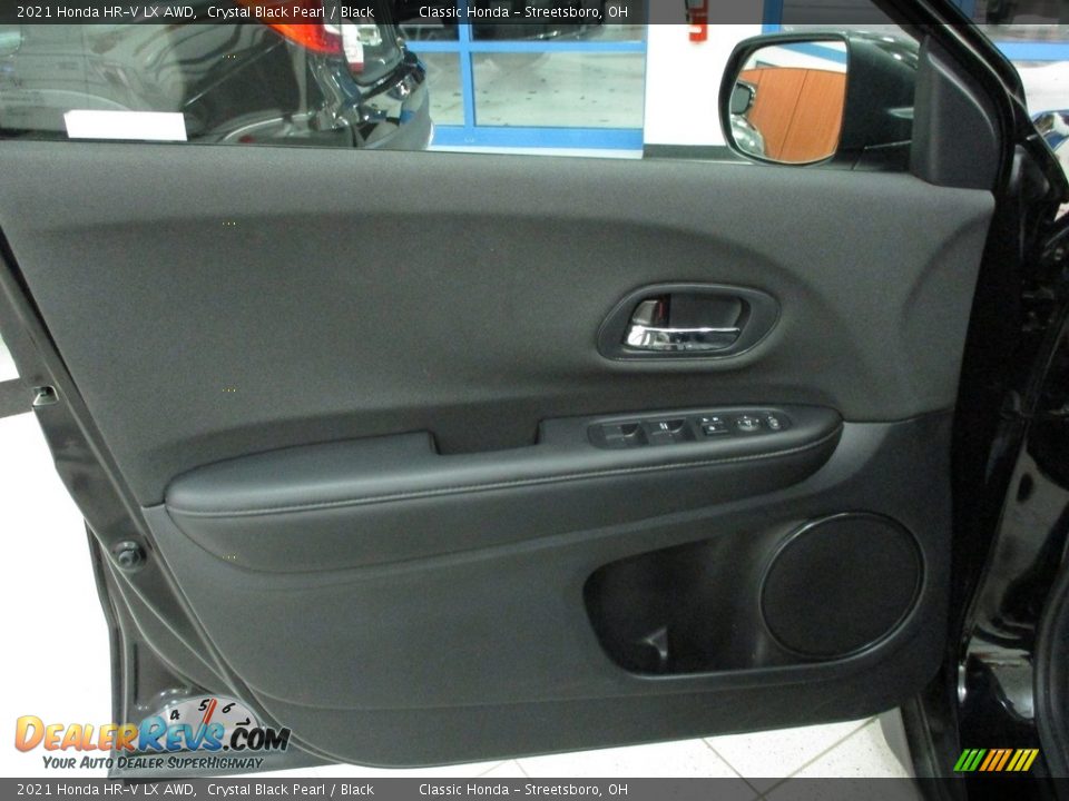 2021 Honda HR-V LX AWD Crystal Black Pearl / Black Photo #27