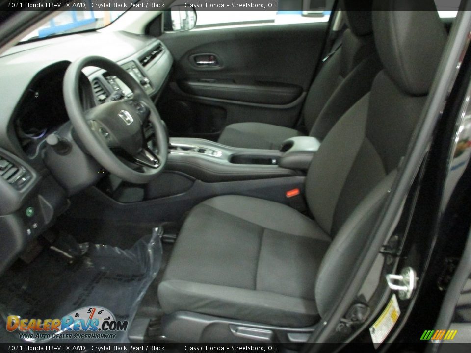 2021 Honda HR-V LX AWD Crystal Black Pearl / Black Photo #29