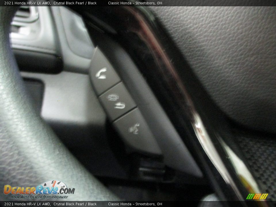 2021 Honda HR-V LX AWD Crystal Black Pearl / Black Photo #32