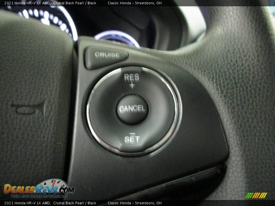 2021 Honda HR-V LX AWD Crystal Black Pearl / Black Photo #33