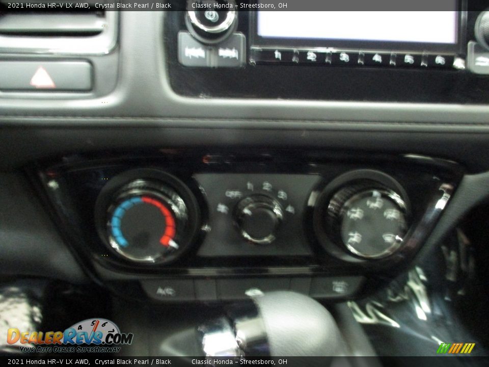 2021 Honda HR-V LX AWD Crystal Black Pearl / Black Photo #36