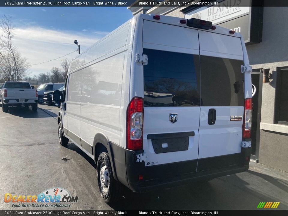 2021 Ram ProMaster 2500 High Roof Cargo Van Bright White / Black Photo #3