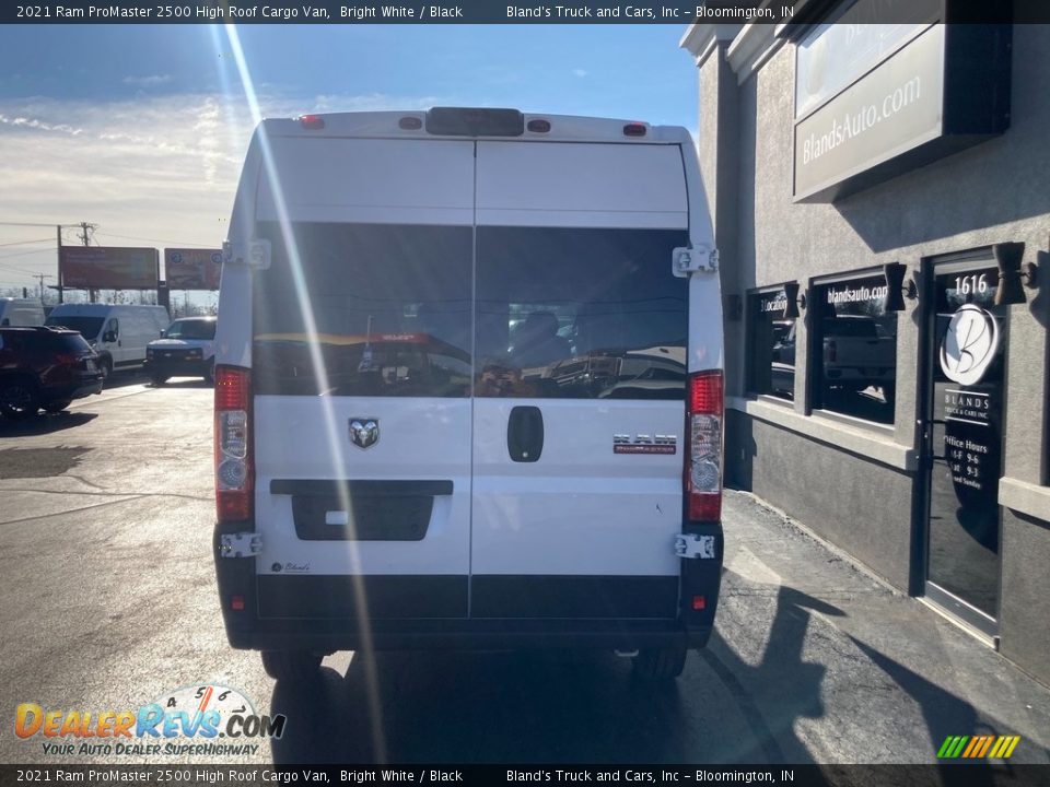 2021 Ram ProMaster 2500 High Roof Cargo Van Bright White / Black Photo #4