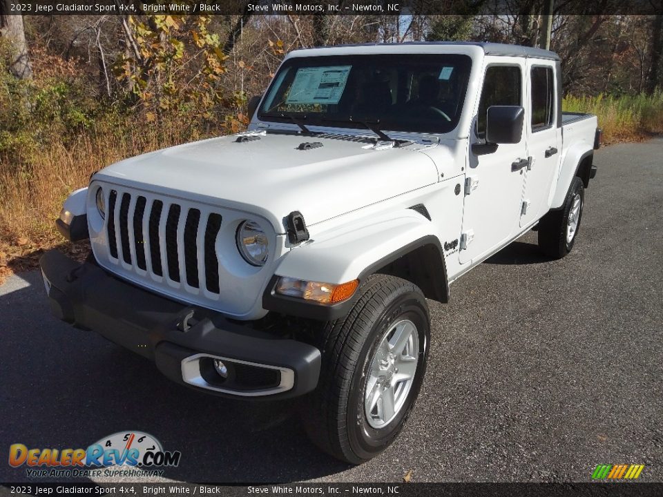 2023 Jeep Gladiator Sport 4x4 Bright White / Black Photo #2