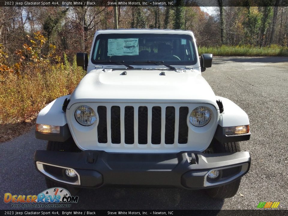 2023 Jeep Gladiator Sport 4x4 Bright White / Black Photo #3