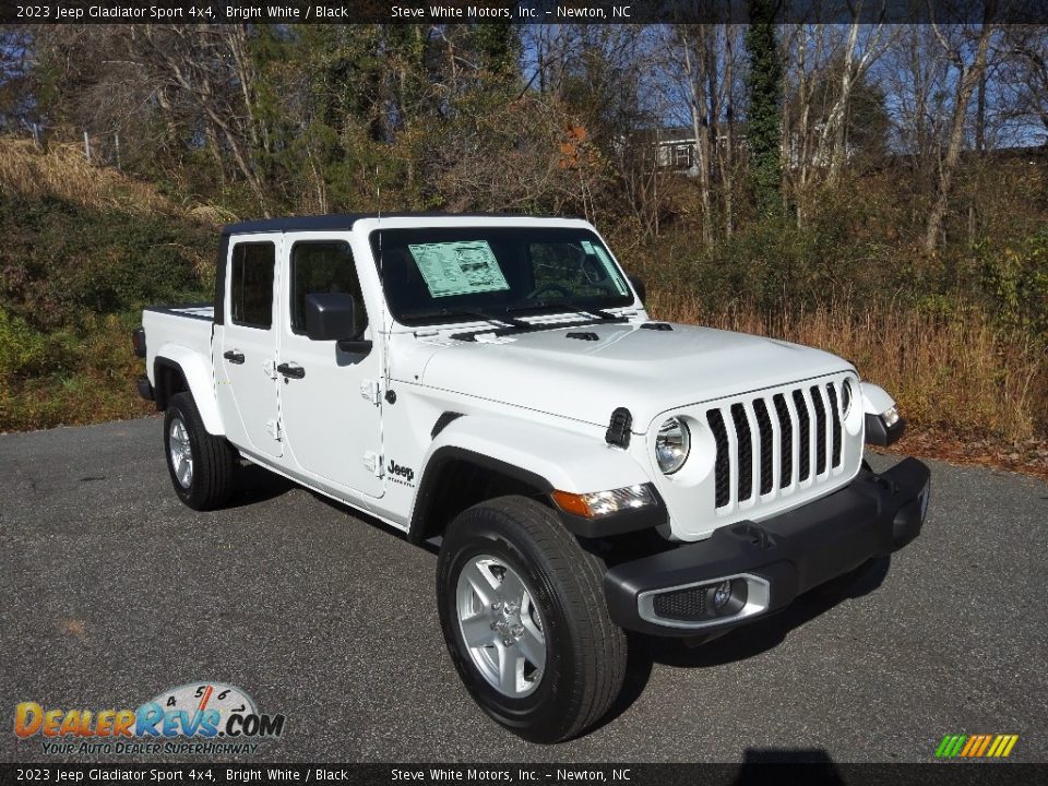 2023 Jeep Gladiator Sport 4x4 Bright White / Black Photo #4