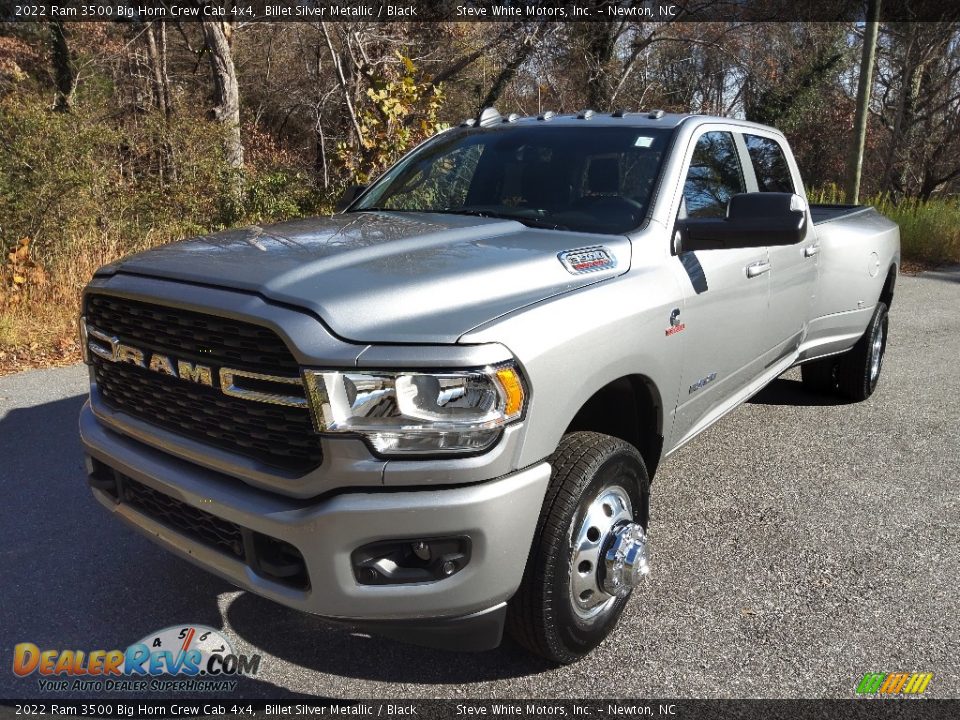 2022 Ram 3500 Big Horn Crew Cab 4x4 Billet Silver Metallic / Black Photo #2