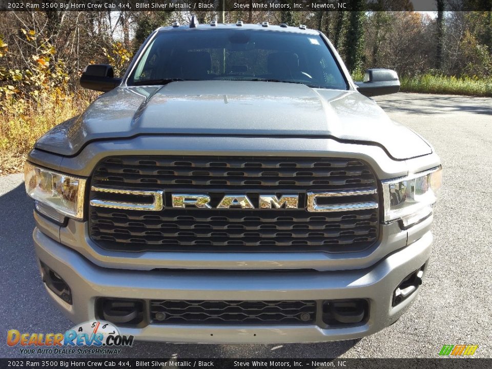 2022 Ram 3500 Big Horn Crew Cab 4x4 Billet Silver Metallic / Black Photo #3