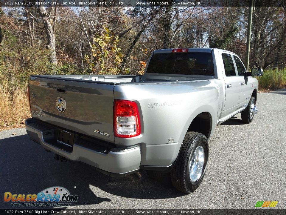 2022 Ram 3500 Big Horn Crew Cab 4x4 Billet Silver Metallic / Black Photo #6