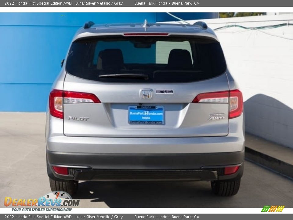 2022 Honda Pilot Special Edition AWD Lunar Silver Metallic / Gray Photo #5