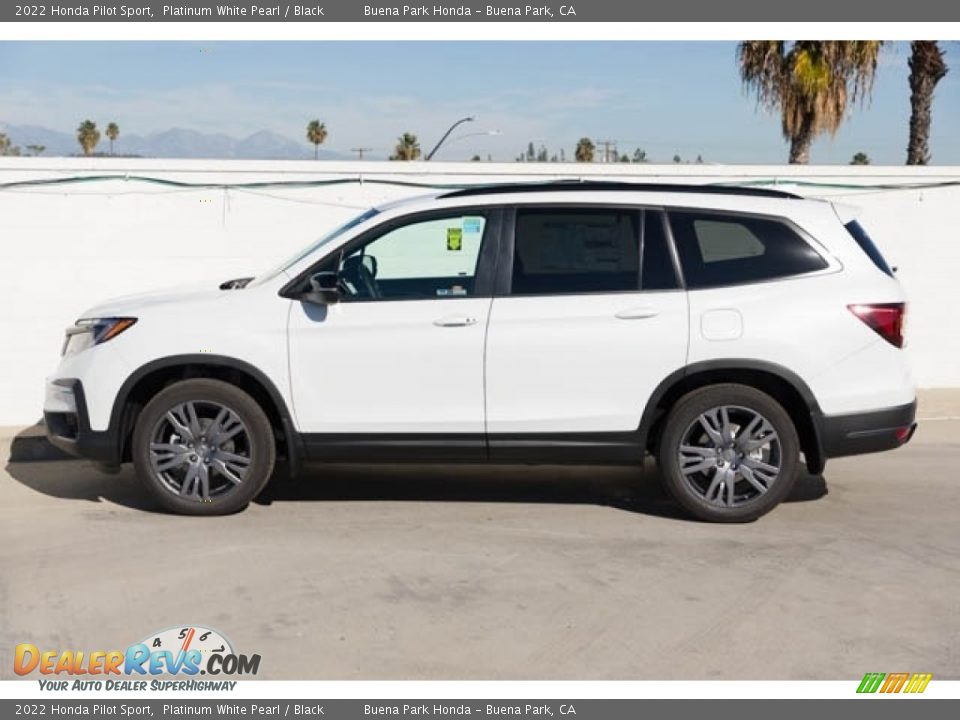 Platinum White Pearl 2022 Honda Pilot Sport Photo #4