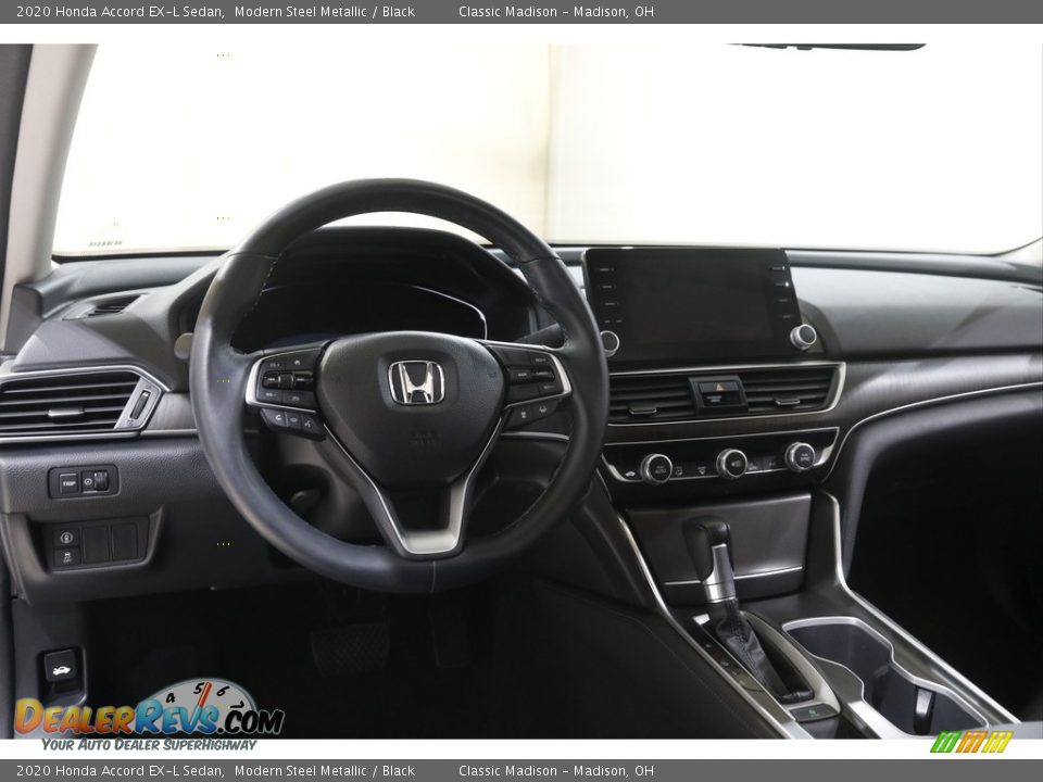 2020 Honda Accord EX-L Sedan Modern Steel Metallic / Black Photo #6