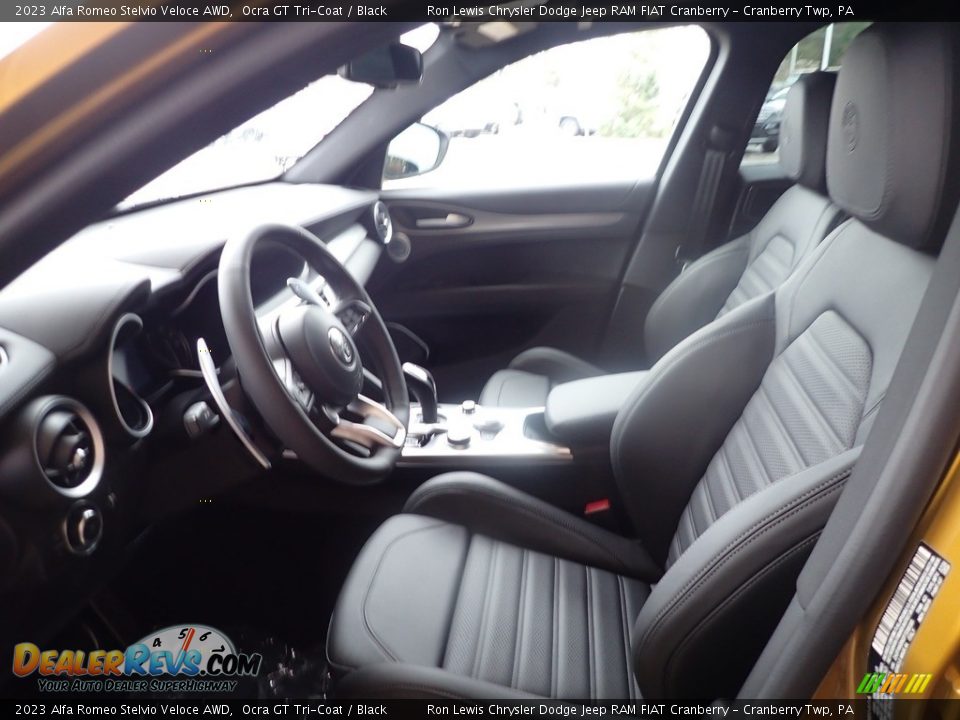 Front Seat of 2023 Alfa Romeo Stelvio Veloce AWD Photo #11