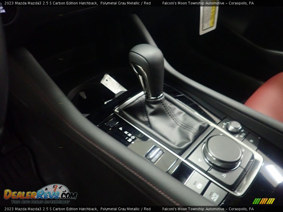 2023 Mazda Mazda3 2.5 S Carbon Edition Hatchback Polymetal Gray Metallic / Red Photo #16