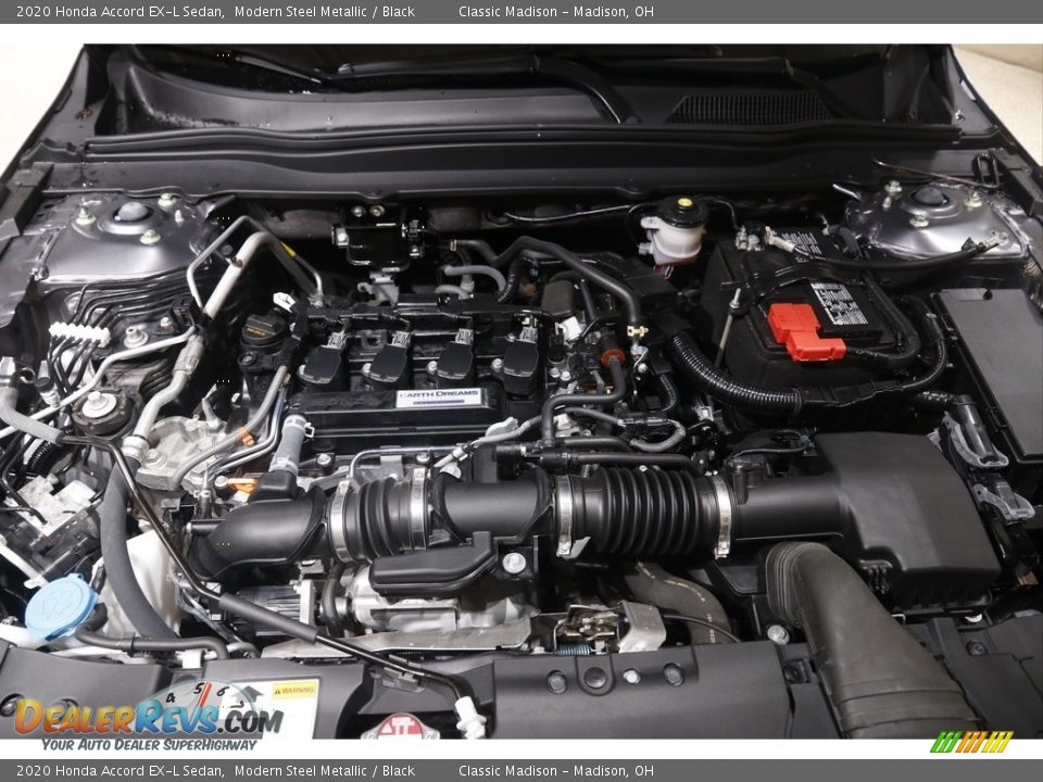 2020 Honda Accord EX-L Sedan Modern Steel Metallic / Black Photo #20