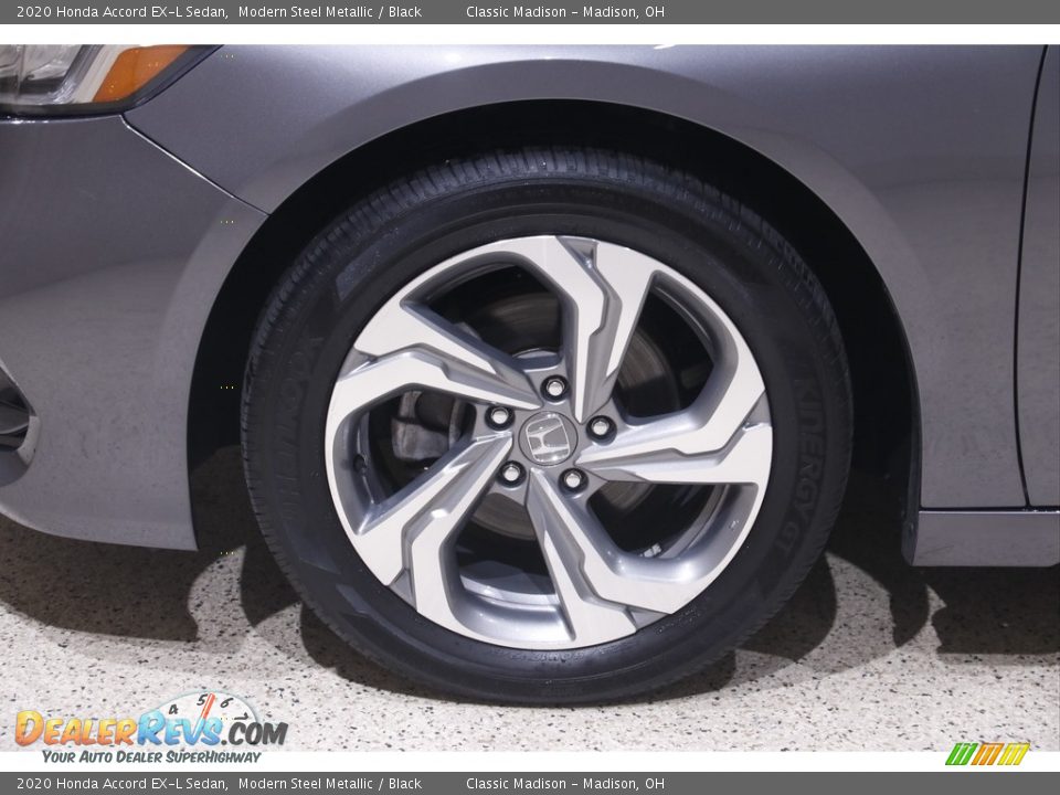 2020 Honda Accord EX-L Sedan Modern Steel Metallic / Black Photo #21