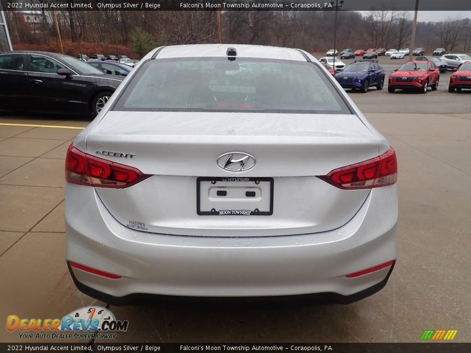 2022 Hyundai Accent Limited Olympus Silver / Beige Photo #3