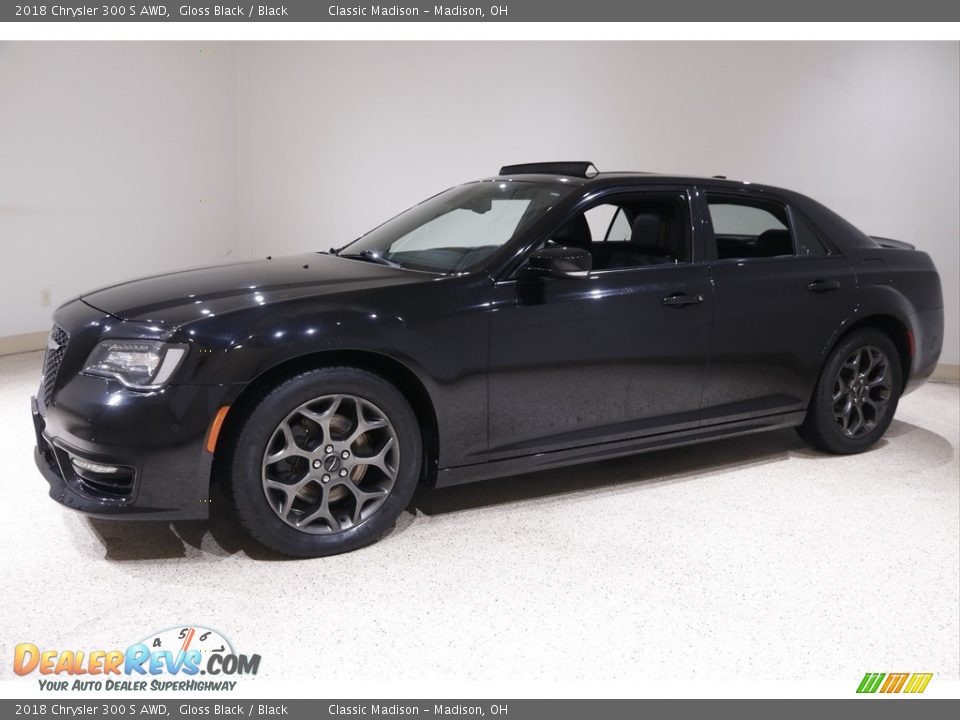 2018 Chrysler 300 S AWD Gloss Black / Black Photo #3