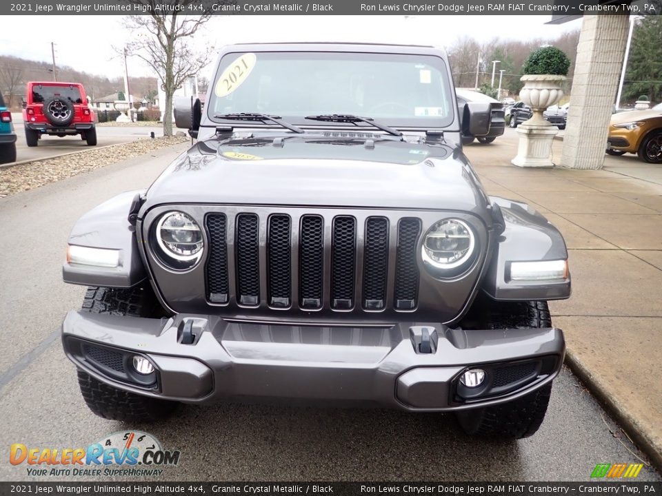 2021 Jeep Wrangler Unlimited High Altitude 4x4 Granite Crystal Metallic / Black Photo #3