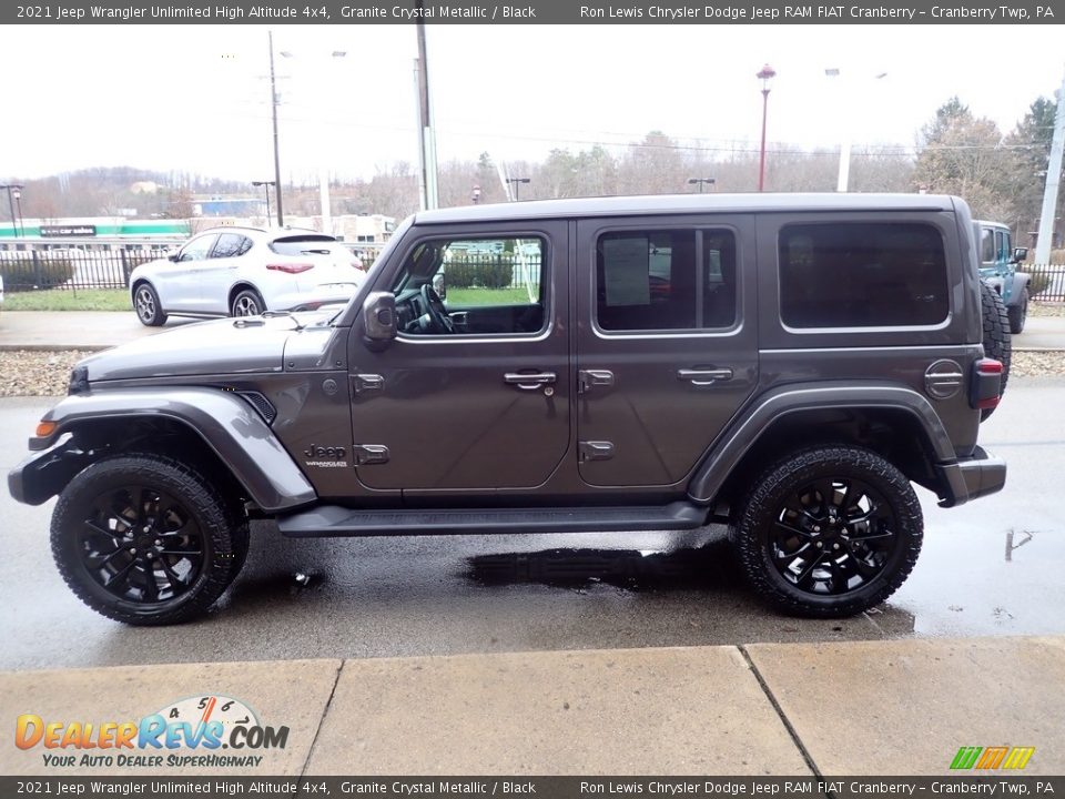 2021 Jeep Wrangler Unlimited High Altitude 4x4 Granite Crystal Metallic / Black Photo #5