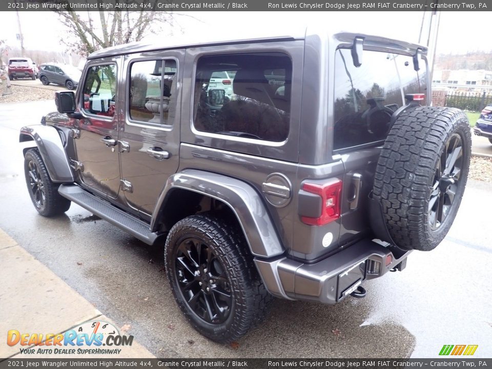 2021 Jeep Wrangler Unlimited High Altitude 4x4 Granite Crystal Metallic / Black Photo #6