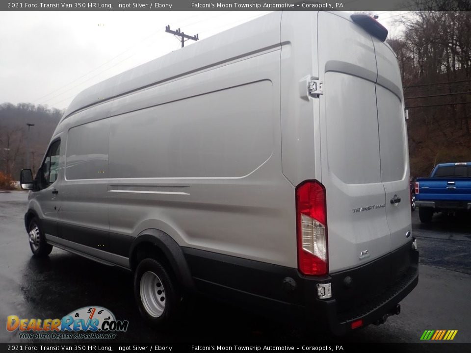 2021 Ford Transit Van 350 HR Long Ingot Silver / Ebony Photo #6