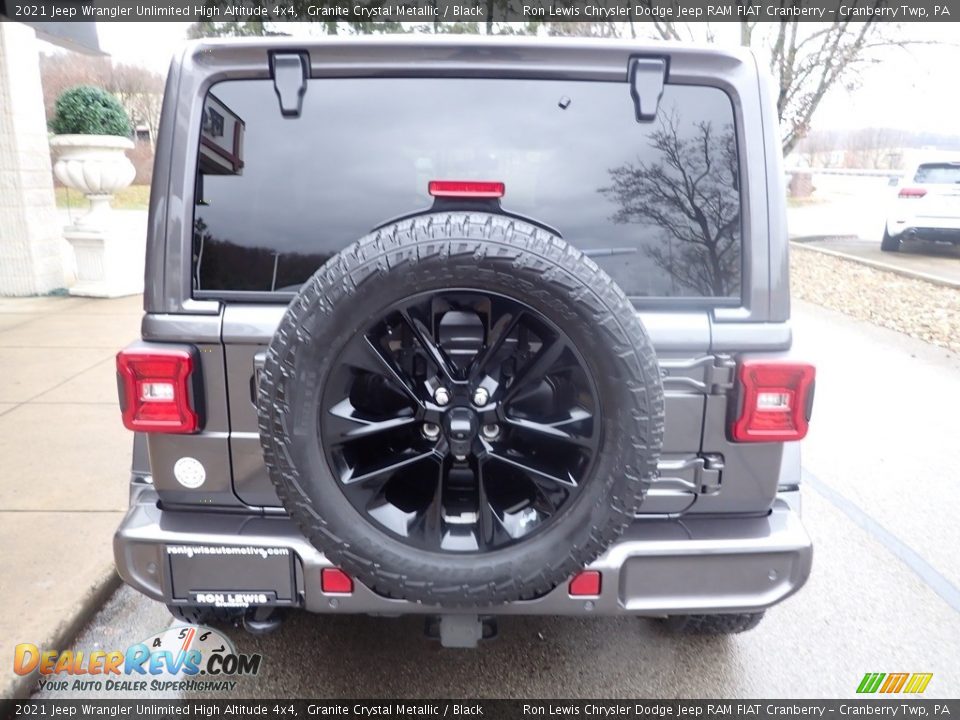 2021 Jeep Wrangler Unlimited High Altitude 4x4 Granite Crystal Metallic / Black Photo #7