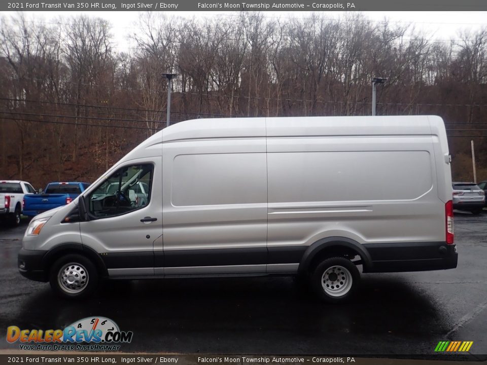 Ingot Silver 2021 Ford Transit Van 350 HR Long Photo #7