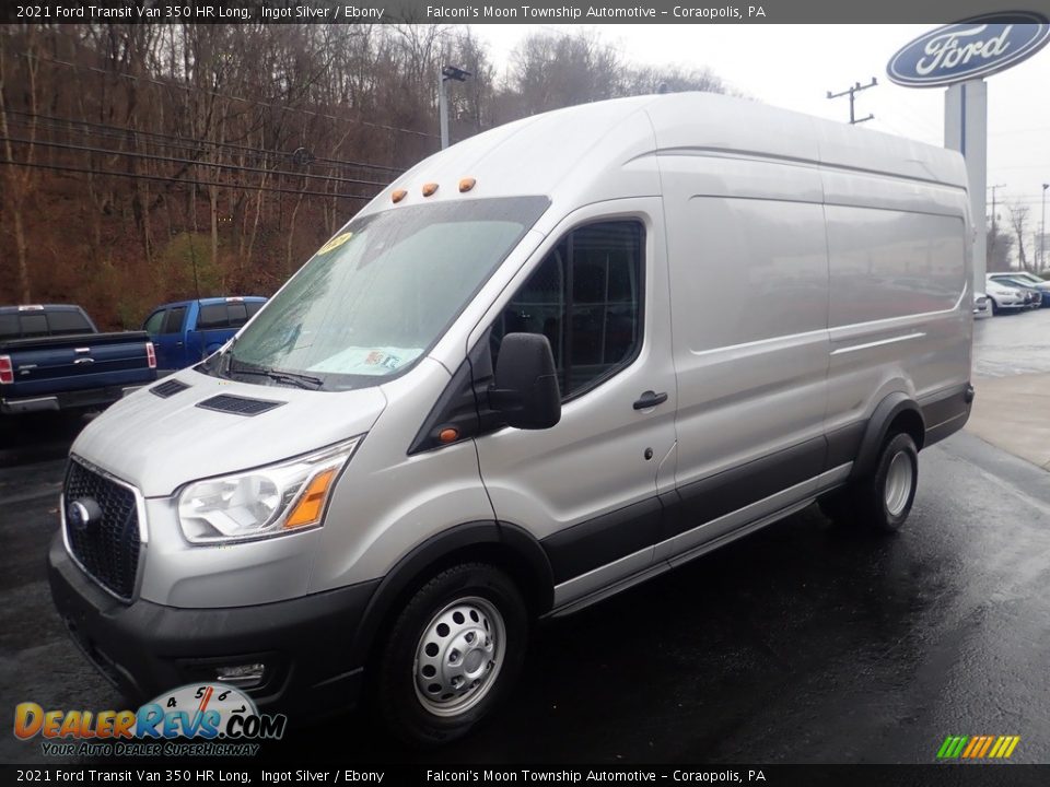 Front 3/4 View of 2021 Ford Transit Van 350 HR Long Photo #8