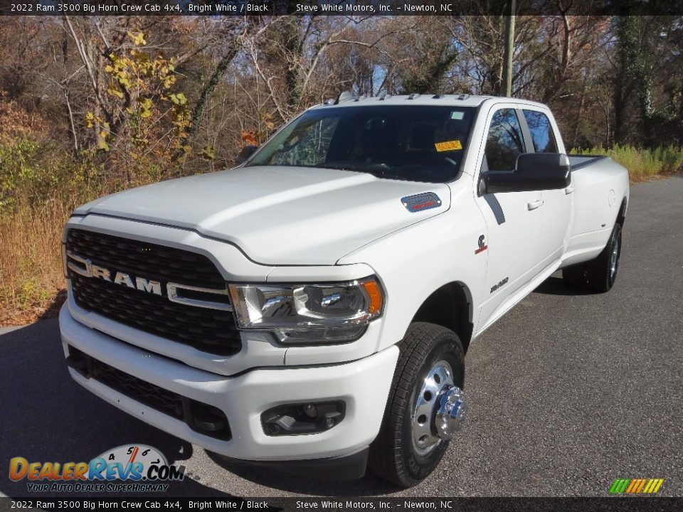 2022 Ram 3500 Big Horn Crew Cab 4x4 Bright White / Black Photo #2