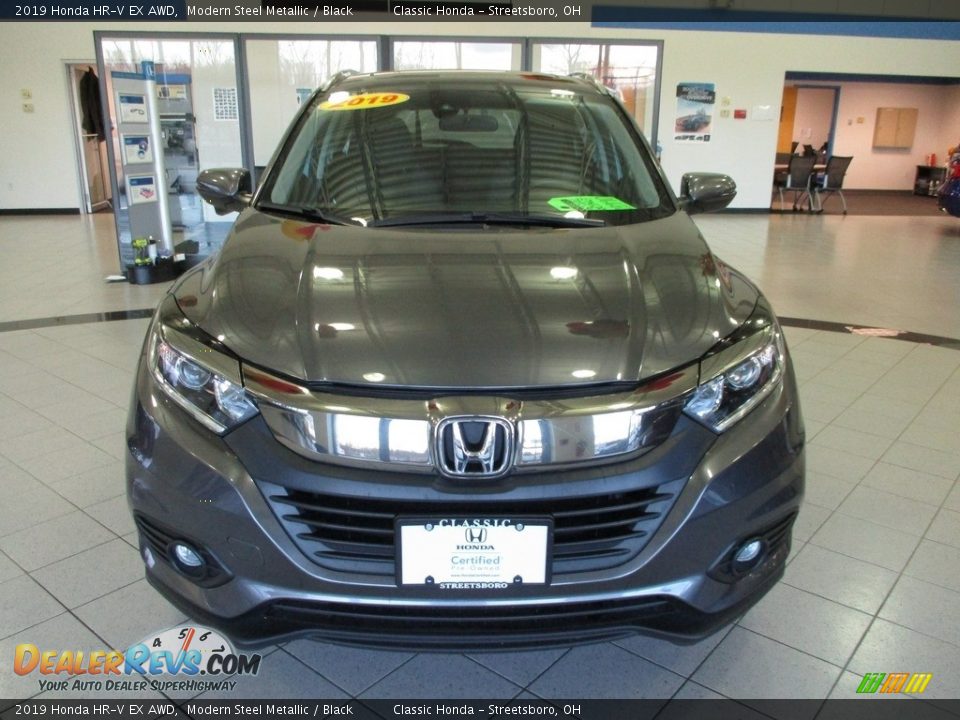 2019 Honda HR-V EX AWD Modern Steel Metallic / Black Photo #2