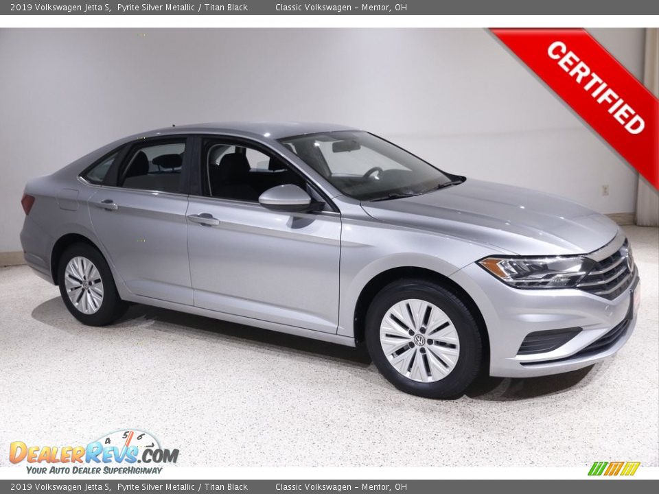 2019 Volkswagen Jetta S Pyrite Silver Metallic / Titan Black Photo #1