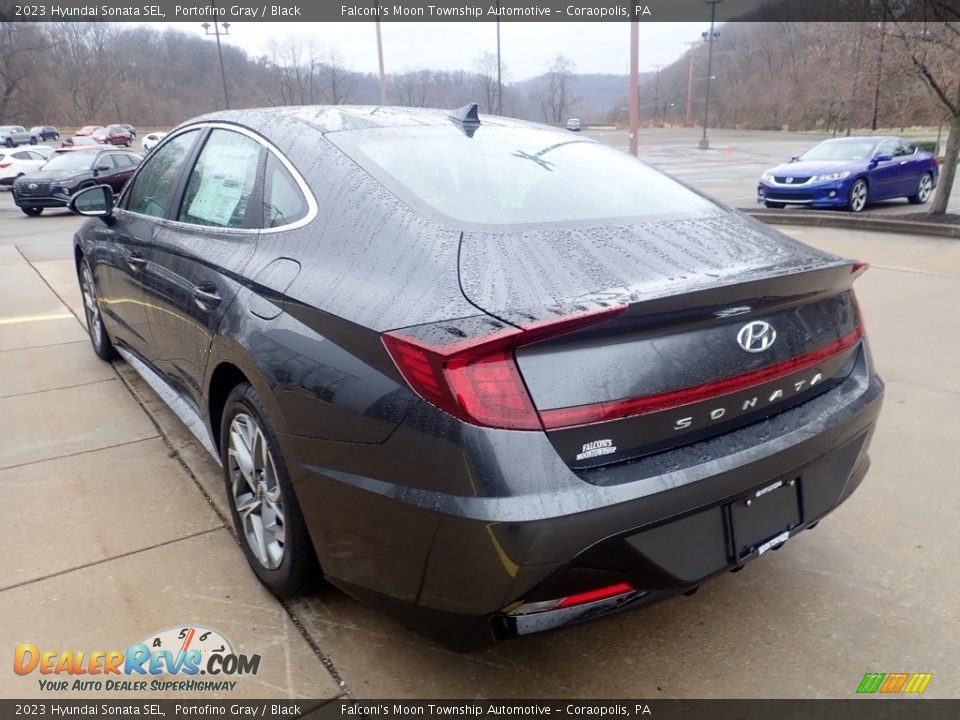 2023 Hyundai Sonata SEL Portofino Gray / Black Photo #4