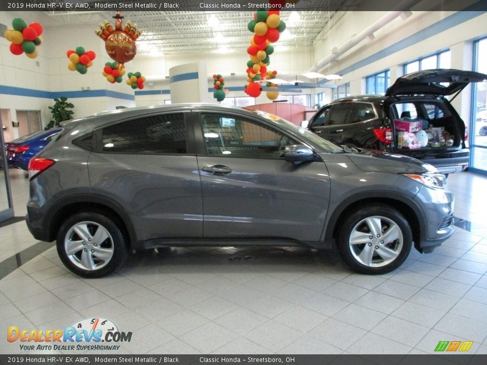 2019 Honda HR-V EX AWD Modern Steel Metallic / Black Photo #4