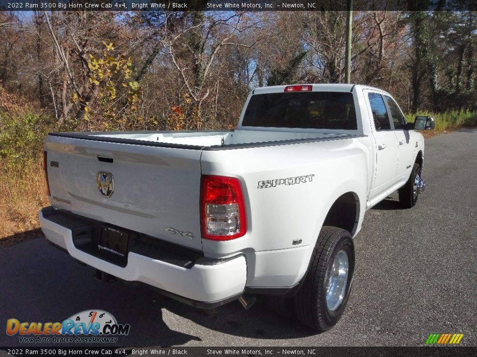 2022 Ram 3500 Big Horn Crew Cab 4x4 Bright White / Black Photo #6