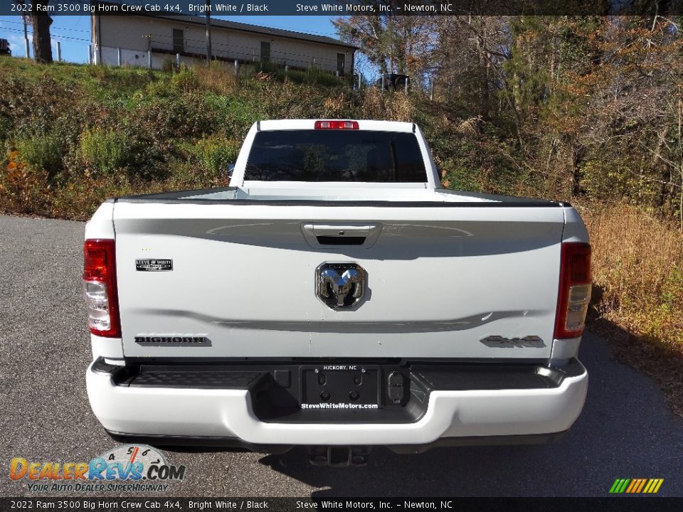 2022 Ram 3500 Big Horn Crew Cab 4x4 Bright White / Black Photo #7