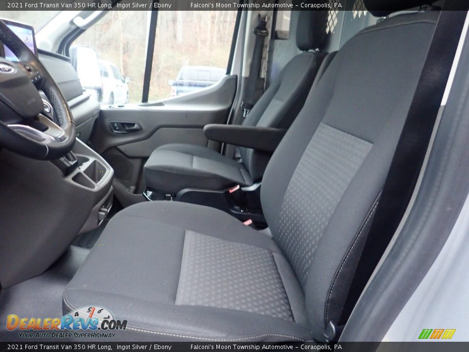 Ebony Interior - 2021 Ford Transit Van 350 HR Long Photo #18