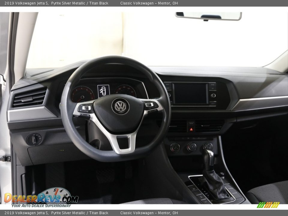 2019 Volkswagen Jetta S Pyrite Silver Metallic / Titan Black Photo #6