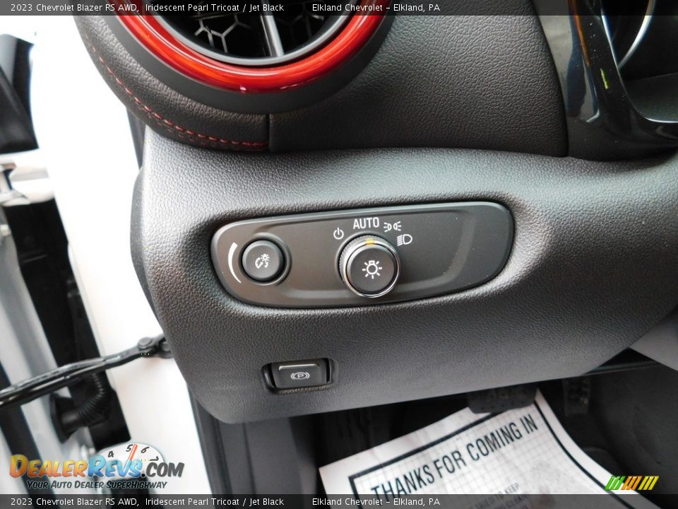 2023 Chevrolet Blazer RS AWD Iridescent Pearl Tricoat / Jet Black Photo #26