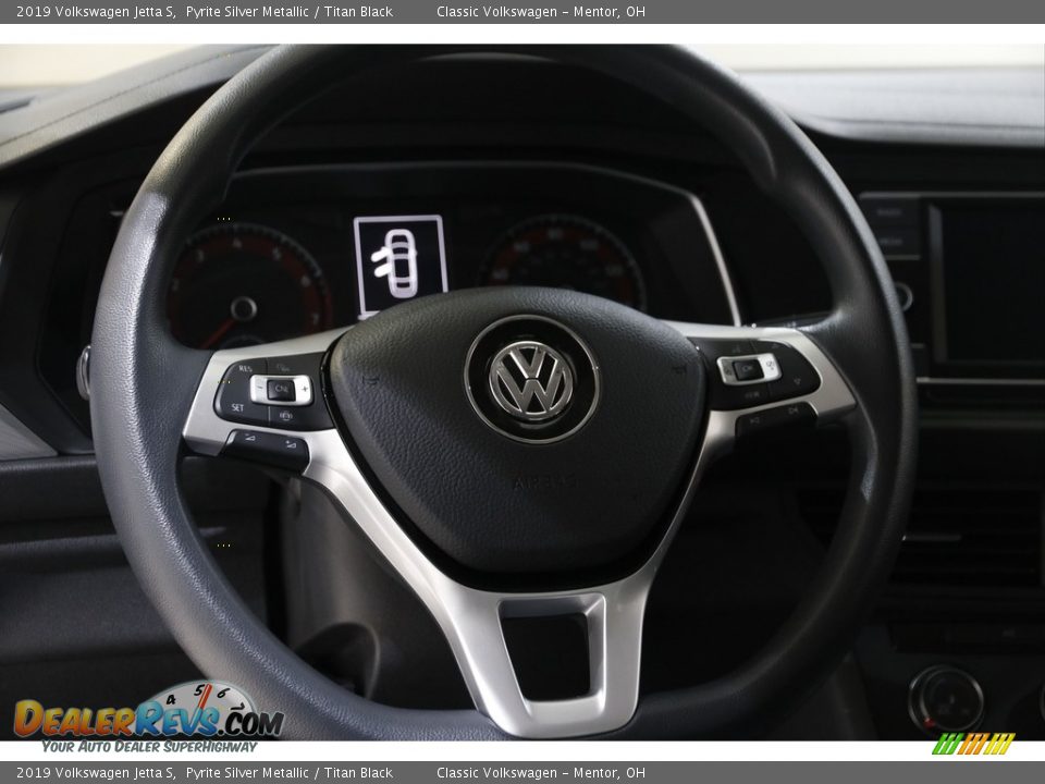 2019 Volkswagen Jetta S Pyrite Silver Metallic / Titan Black Photo #7