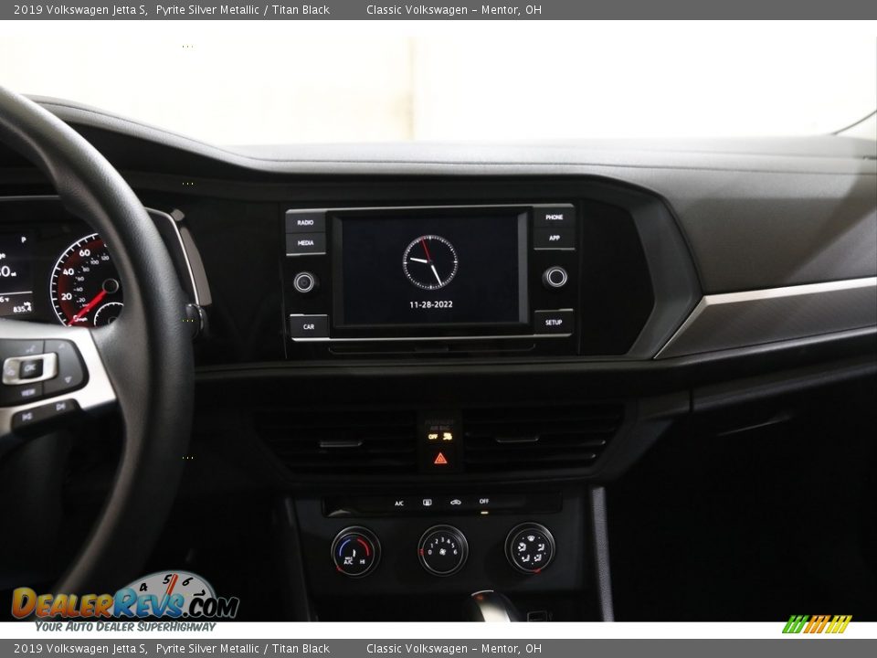 2019 Volkswagen Jetta S Pyrite Silver Metallic / Titan Black Photo #9