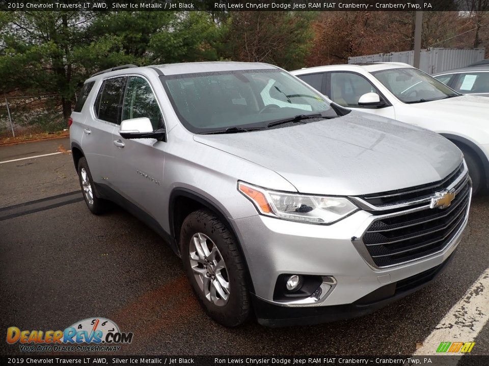 2019 Chevrolet Traverse LT AWD Silver Ice Metallic / Jet Black Photo #3