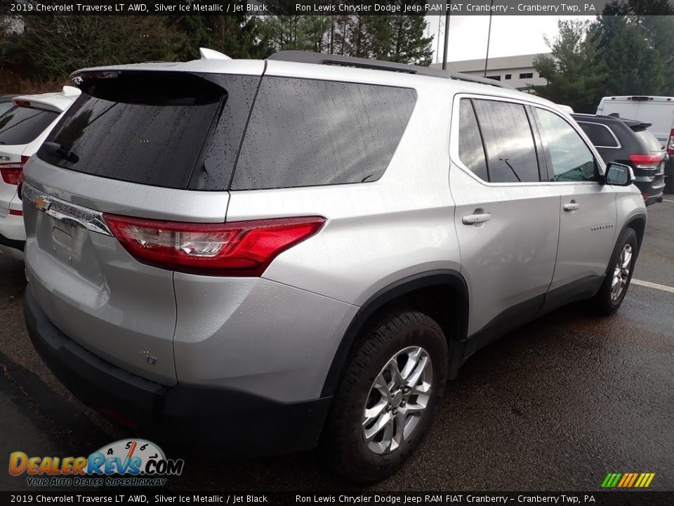 2019 Chevrolet Traverse LT AWD Silver Ice Metallic / Jet Black Photo #4