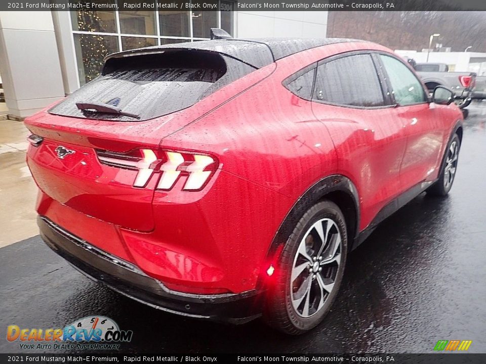 2021 Ford Mustang Mach-E Premium Rapid Red Metallic / Black Onyx Photo #2