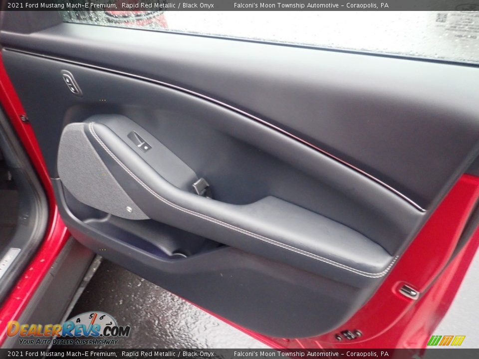 2021 Ford Mustang Mach-E Premium Rapid Red Metallic / Black Onyx Photo #15