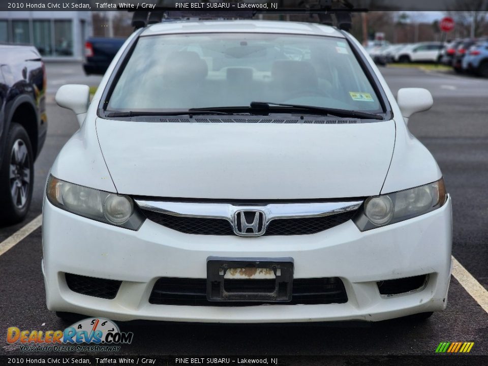 2010 Honda Civic LX Sedan Taffeta White / Gray Photo #2