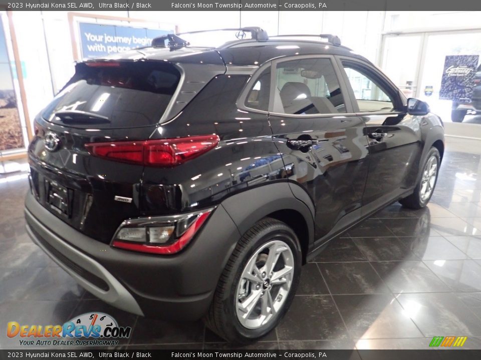 2023 Hyundai Kona SEL AWD Ultra Black / Black Photo #2