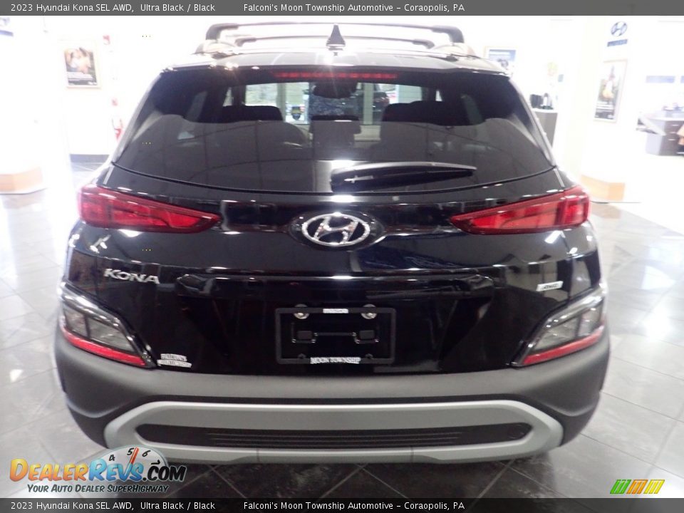 2023 Hyundai Kona SEL AWD Ultra Black / Black Photo #3